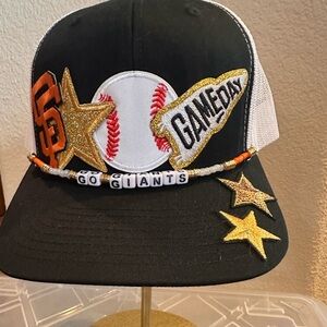 Giants Baseball Trucker Patch Hat Sports Fan